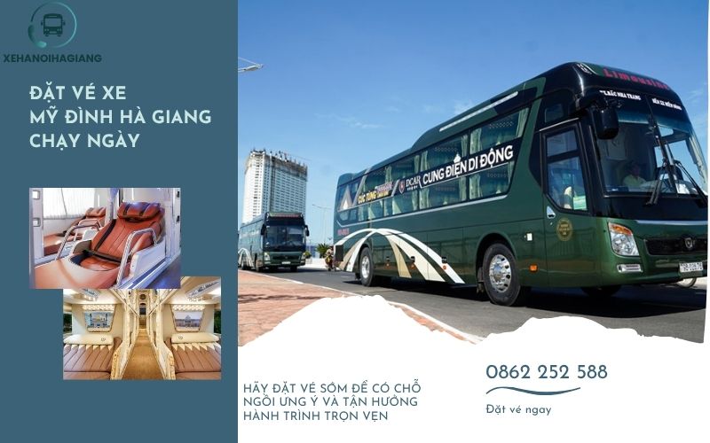 Đặt vé xe Mỹ Đình Hà Giang chạy ngày