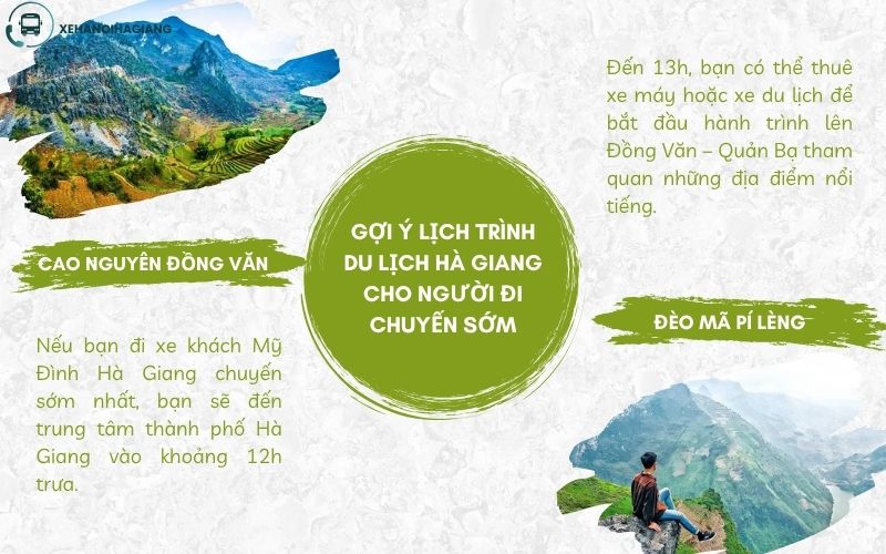 Gợi ý lịch trình du lịch Hà Giang cho người đi chuyến sớm