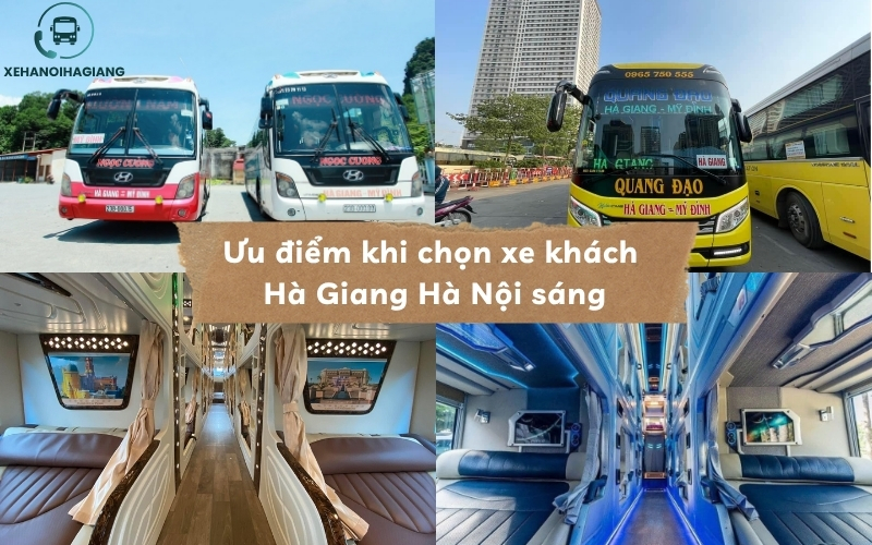 Ưu điểm khi chọn xe khách Hà Giang Hà Nội sáng